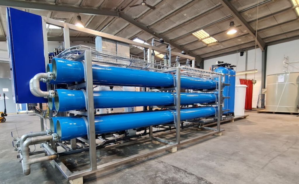 Umkehrosmoseanlage mit Ultrafiltration als Vorbehandlung